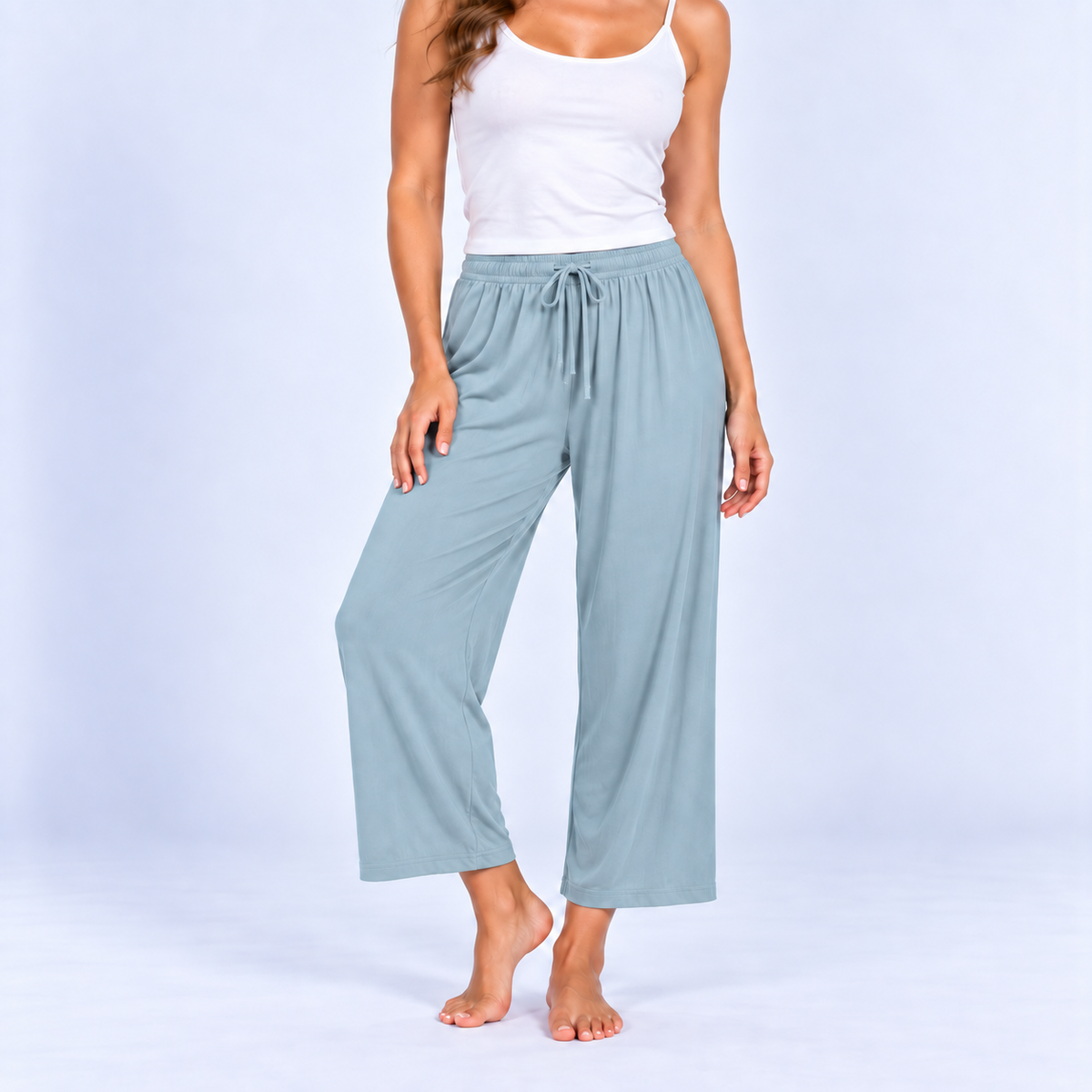 Pantalon de pyjama femme 7/8 en modal