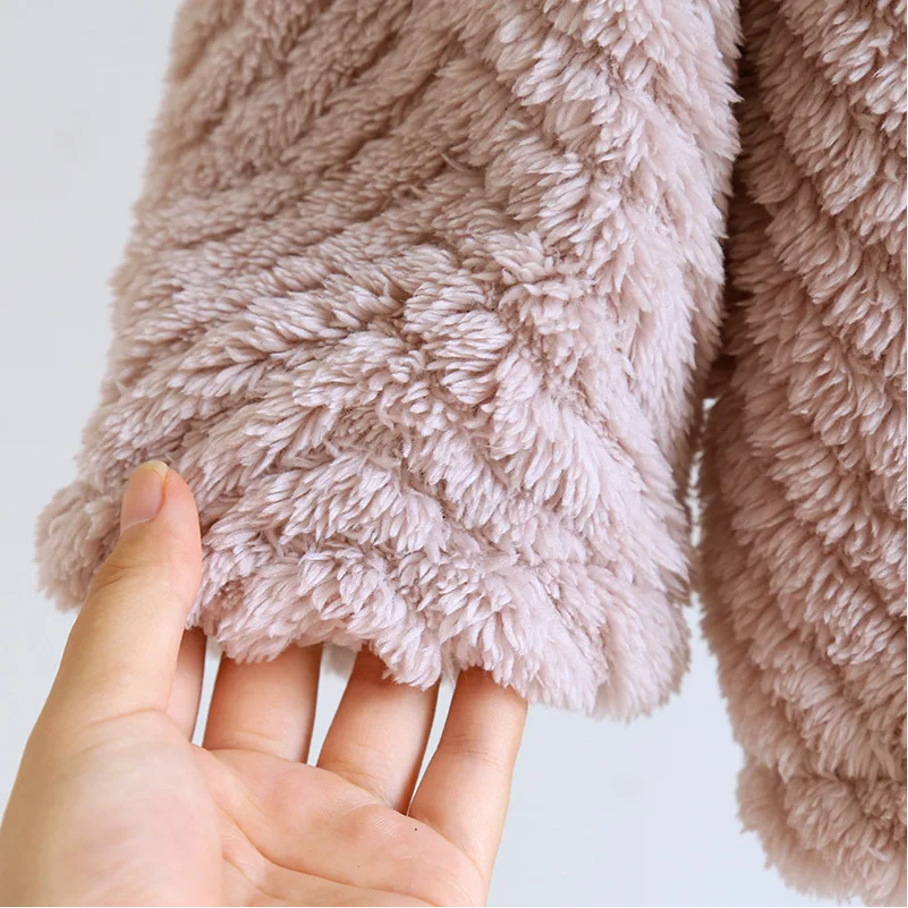 Ensemble pyjama femme en flanelle épaisse