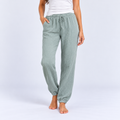 Pantalon de pyjama femme en gaze de coton uni
