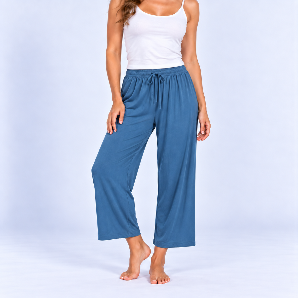 Pantalon de pyjama femme 7/8 en modal