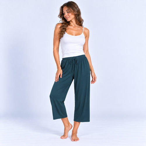 Pantalon de pyjama femme 7/8 en modal
