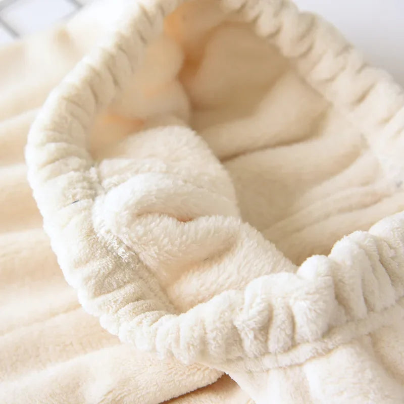 Ensemble pyjama femme épais en flanelle avec passepoils