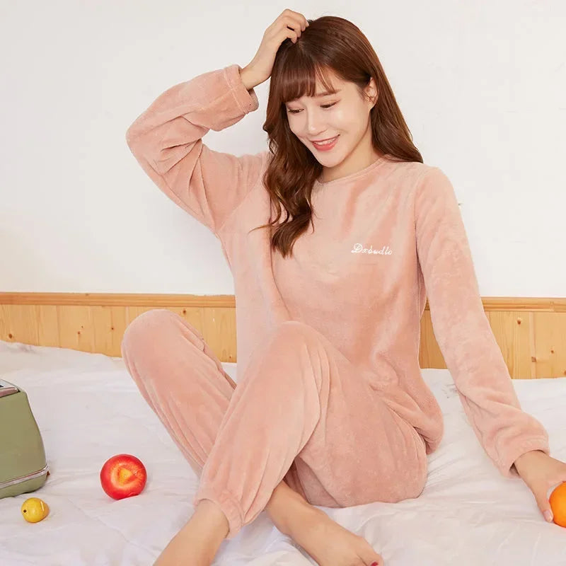 Pyjama polaire femme chaud et ample