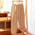 Pantalon de pyjama femme polaire grande taille