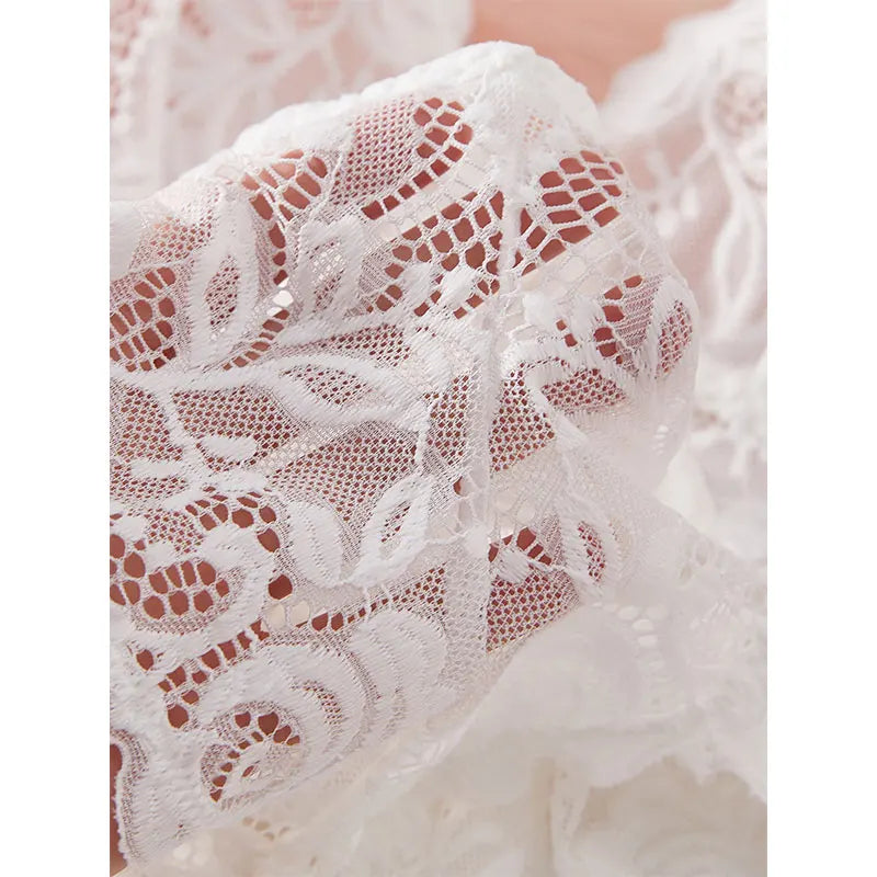 Ensemble nuisette femme en dentelle avec culotte