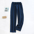 Pantalon de pyjama femme en coton à carreaux