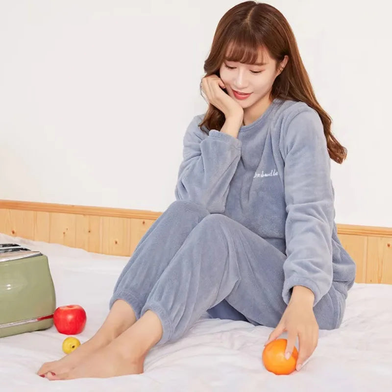Pyjama polaire femme chaud et ample