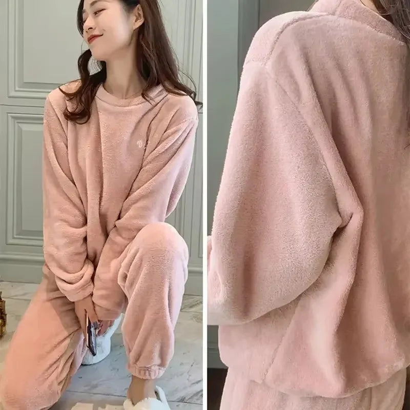Pyjama polaire femme chaud et ample