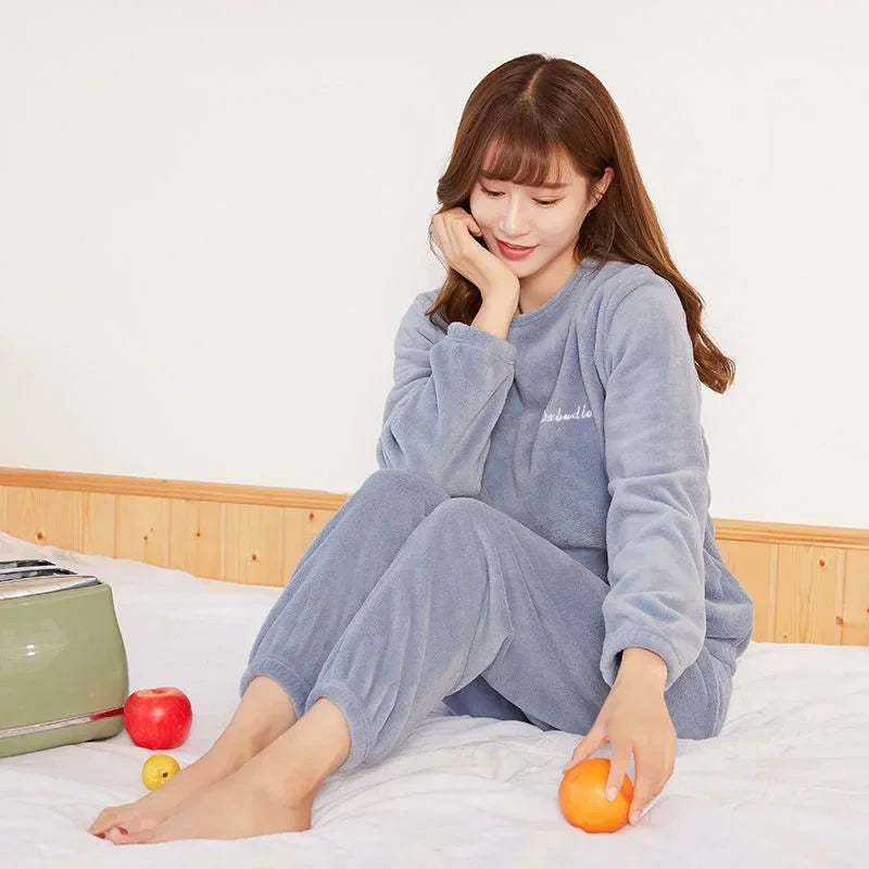 Pyjama polaire femme chaud et ample