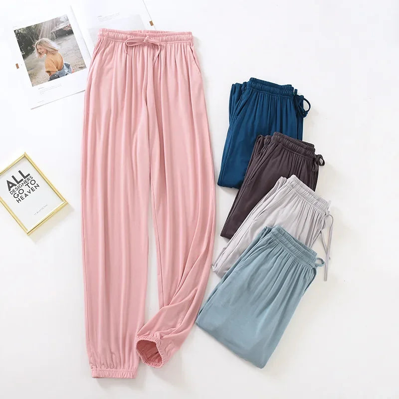 Pantalon de pyjama femme long en modal