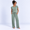 Pyjama femme en modal avec pantalon large