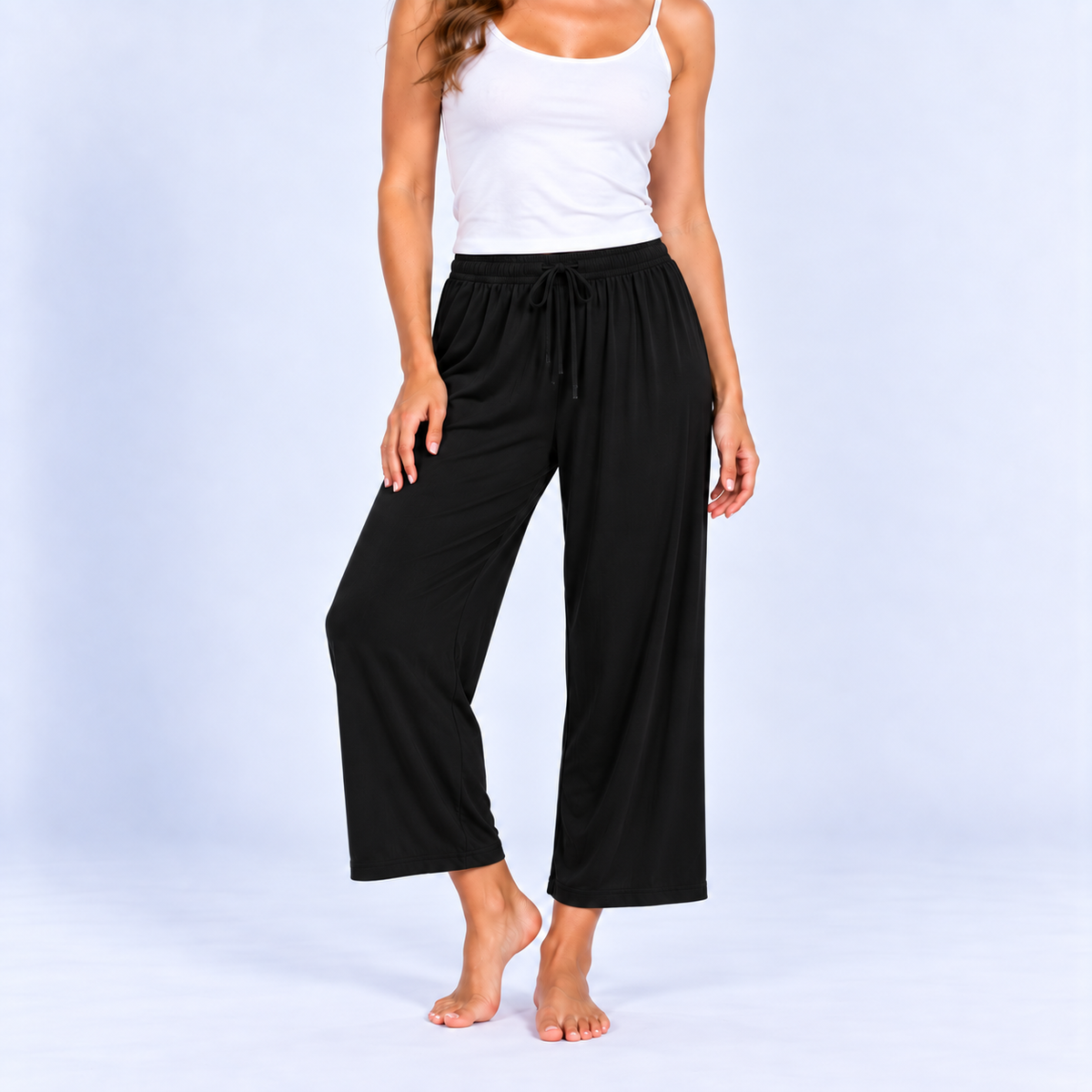 Pantalon de pyjama femme 7/8 en modal